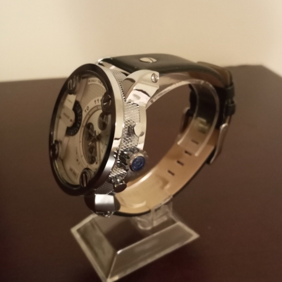 New Dual Time zone White Weide Men’s Fashion Watch with box - Picture 3 of 4